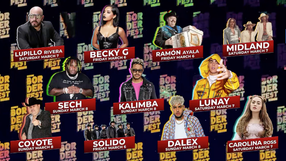 Revelan artistas para el Hidalgo BorderFest 2020