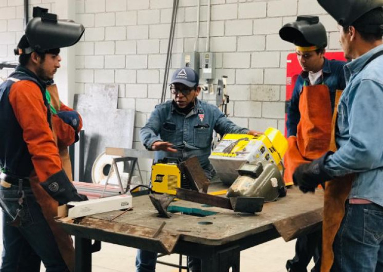 Pescadores del Mezquital toman curso de soldadura en el CAST