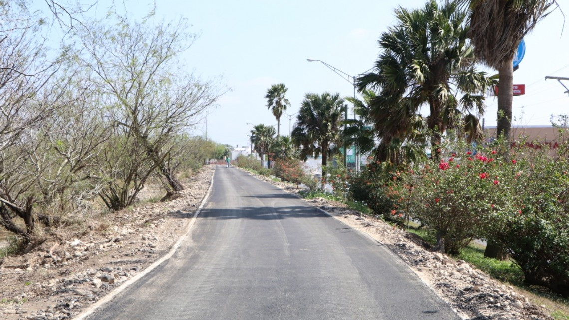 Avanzan trabajos de ciclopista, autorizada por el alcalde en el bordo del río Bravo