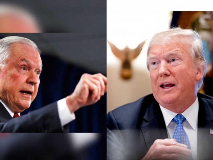 Trump pide a Sessions a disputa "investigar toda la corrupción"