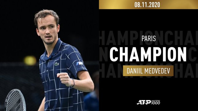 Conquista Medvedev el Masters 1000 de París 