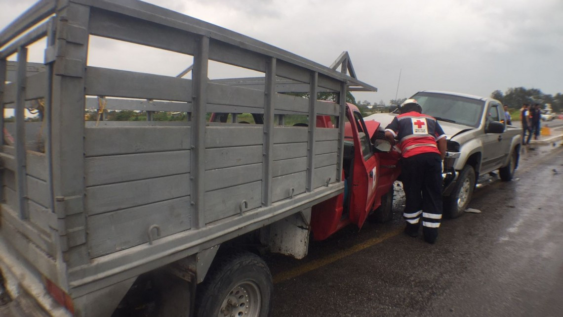 Otro accidente más en el corredor urbano ahora en Madero 