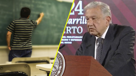 AMLO anuncia aumento salarial de 10 % a maestros