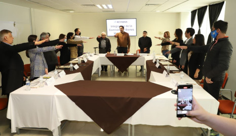 Toman protesta integrantes de la Comisión de Bienes Municipales 