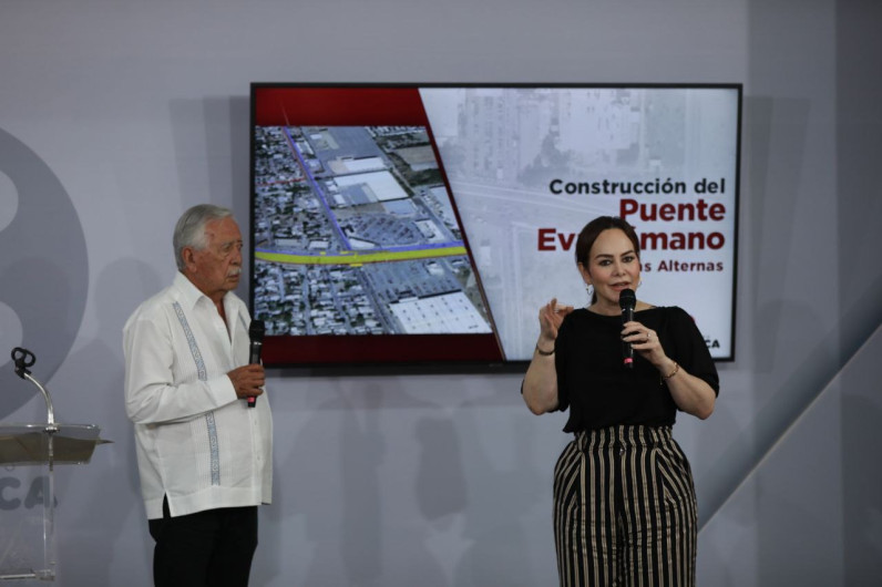 Presentan vías alternas por construcción de Puente Eva Sámano 
