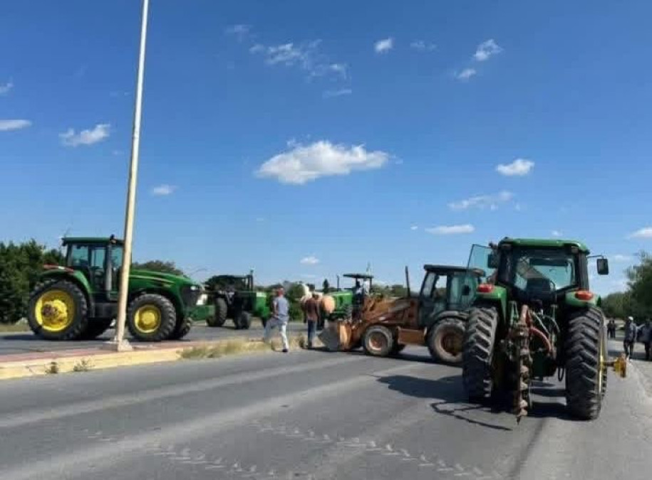 Campesinos de la frontera se suman al paro nacional 24N