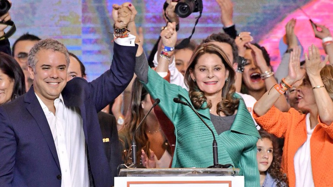 Iván Duque es el nuevo presidente de Colombia