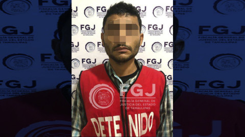 Detienen a sujeto implicado en robo a bancos en Tampico