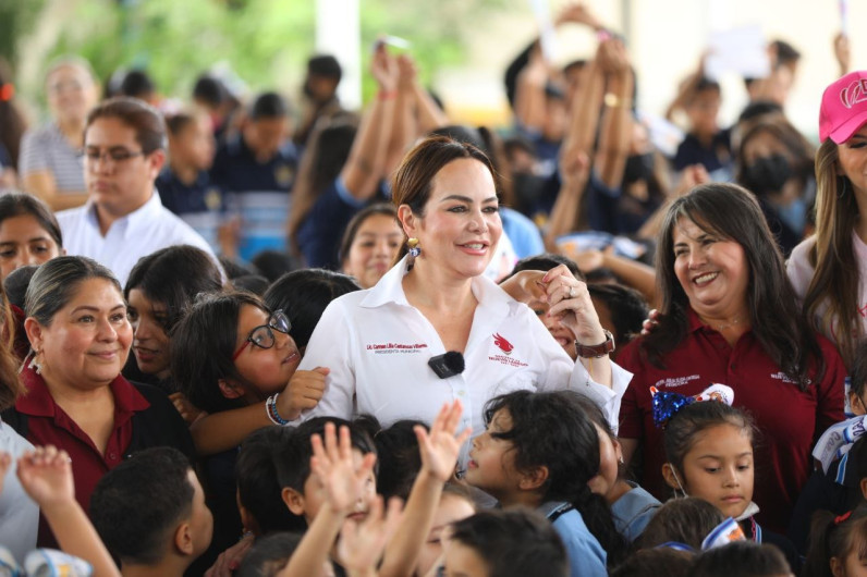 Entrega alcaldesa carmen lilia canturosas obras de infraestructura 