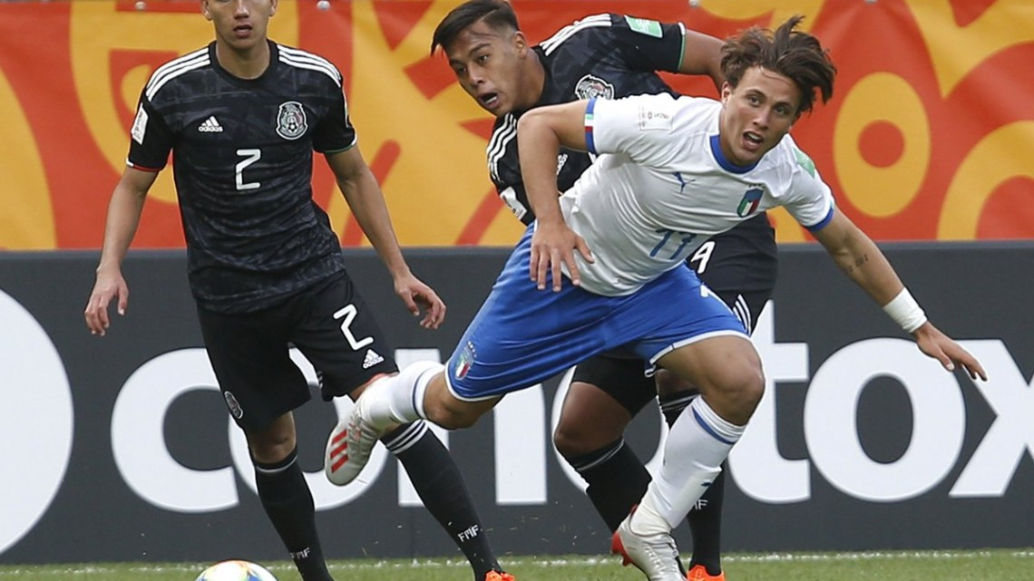 México inicia Mundial Sub 20 con derrota ante Italia  