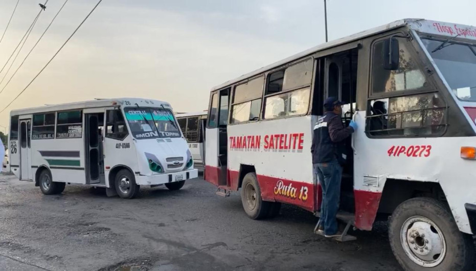 Retiran 20 unidades del transporte público por chatarra 