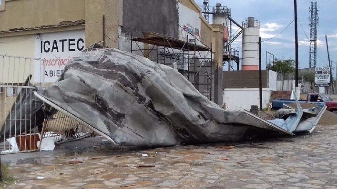 Deja severos daños tromba en Ciudad Acuña