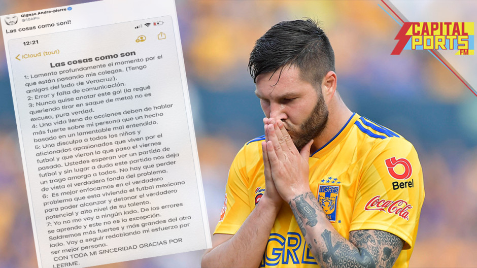 Gignac aclara lo sucedido en el encuentro contra Veracruz