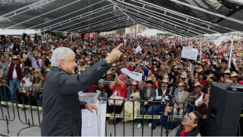 AMLO afirma que su movimiento creció como nunca antes y aprueba dialogo con el narco
