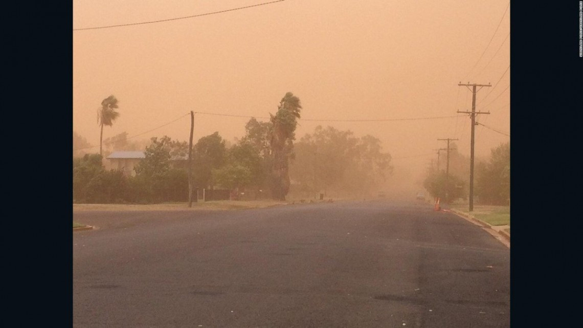 Tormenta de arena invade cielo de Australia