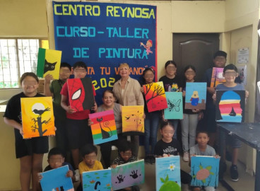 Previene SSPT el delito en NNA a través de talleres artísticos