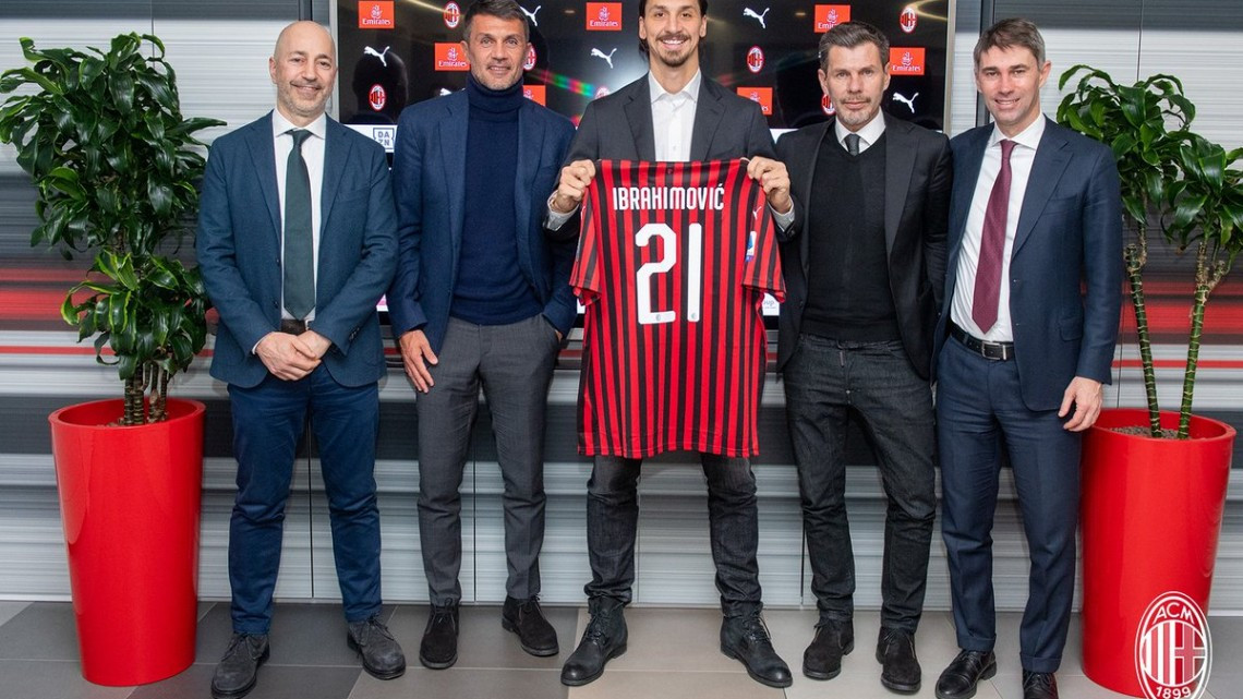 Zlatan Ibrahimović llega a Milán 