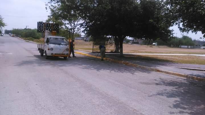 Dan mantenimiento a Colonia Granjas