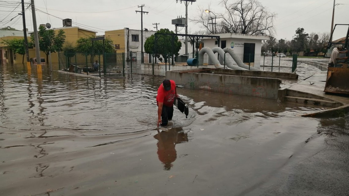 Aplican plan DN-III en Matamoros por inundaciones