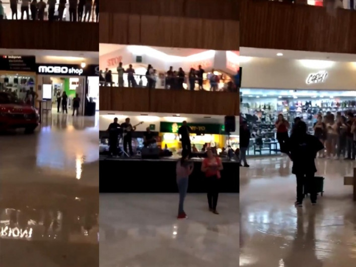 Convierten plaza de GDL en el “Titanic tapatío”