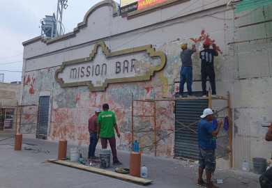 Reynosa sigue restaurando fachadas del siglo XIX 