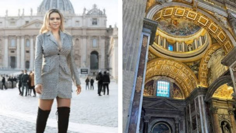 Por su forma de vestir, expulsan a modelo del Vaticano 