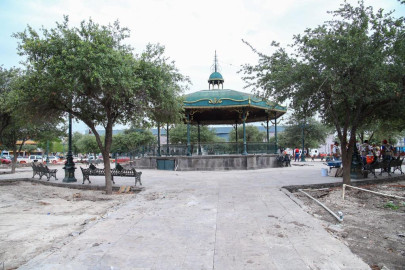 Rehabilita Gobierno de Reynosa la Plaza de la República