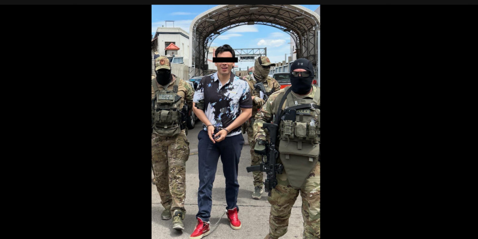 Difunden foto de Julio César Chávez Jr. escoltado al ser entregado a México