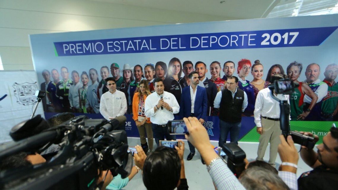 Gobernador entrega Premio Estatal del Deporte 2017