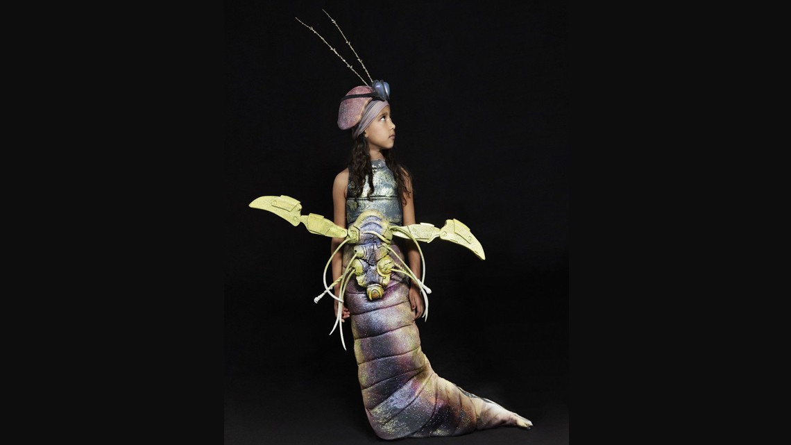 La familia West-Kardashian posa con un nuevo disfraz