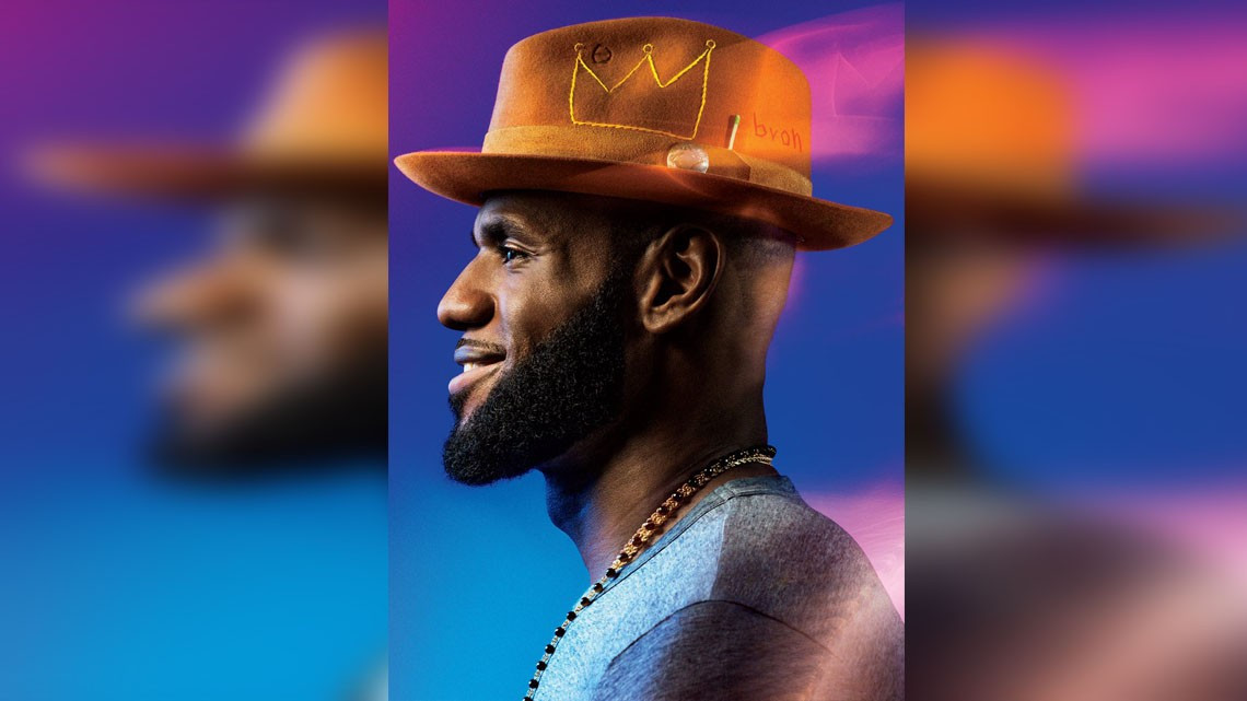 LeBron James 'corona' la portada de GQ