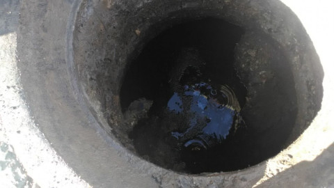 Normalizan servicio de drenaje en área de la zona Centro