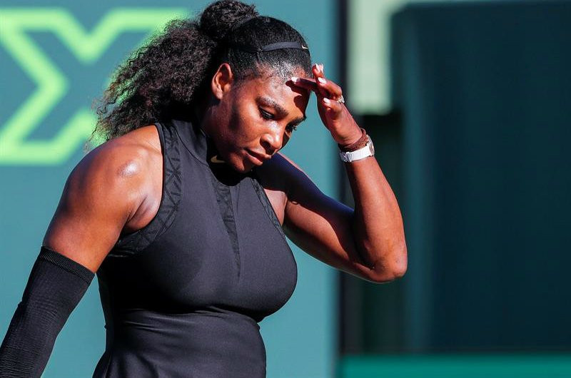 Serena Williams es eliminada en la primera ronda del Masters de Miami 