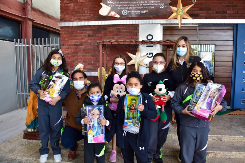 Colegio Mexicano se suma al “Juguetón 2020” que organiza el DIF Reynosa 