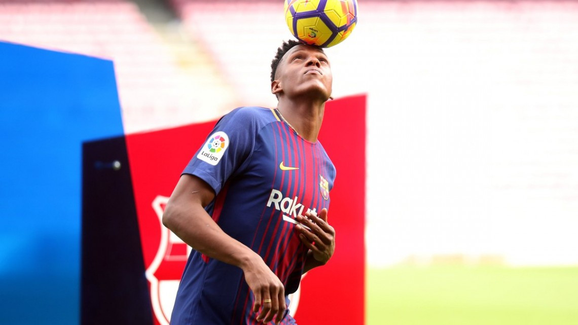 Así fue la presentación de Yerry Mina