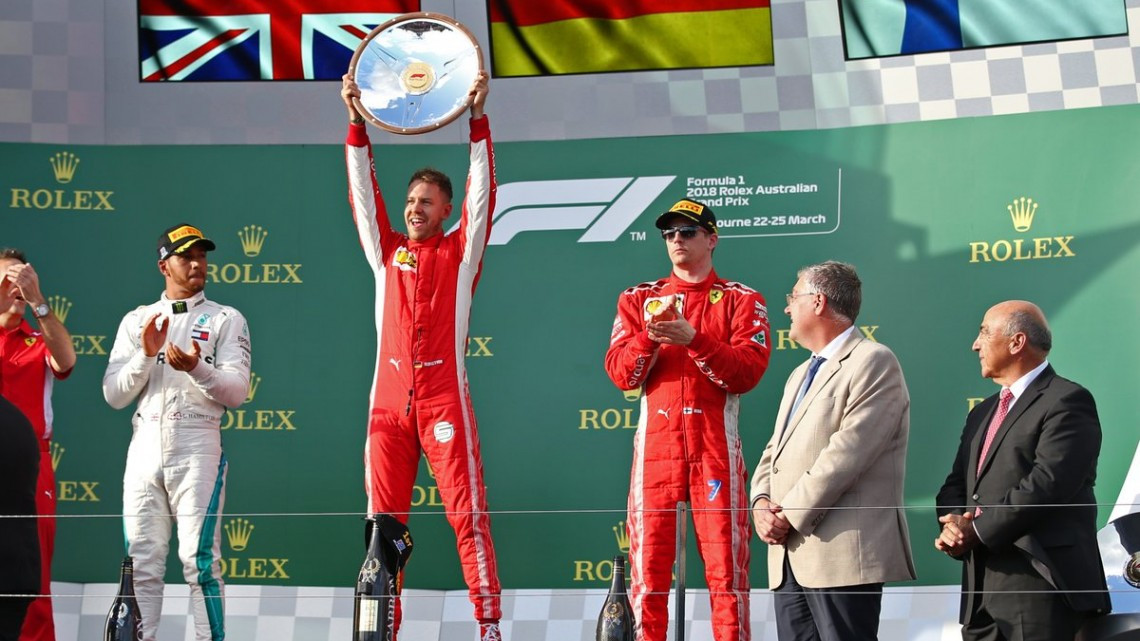 Sebastian Vettel se lleva el Gran Premio de Australia