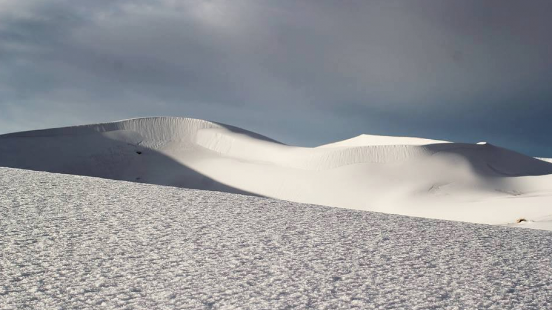 Desierto del Sahara ¡Se cubre de nieve!