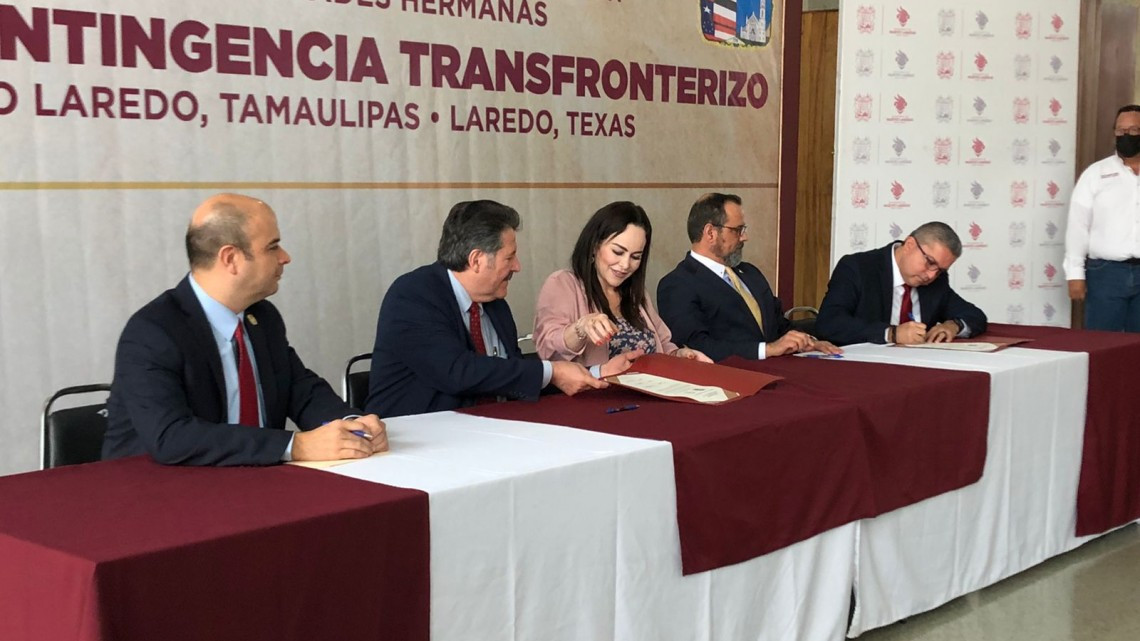 Nuevo Laredo y Laredo, Texas acuerdan plan binacional de emergencia ante desastres
