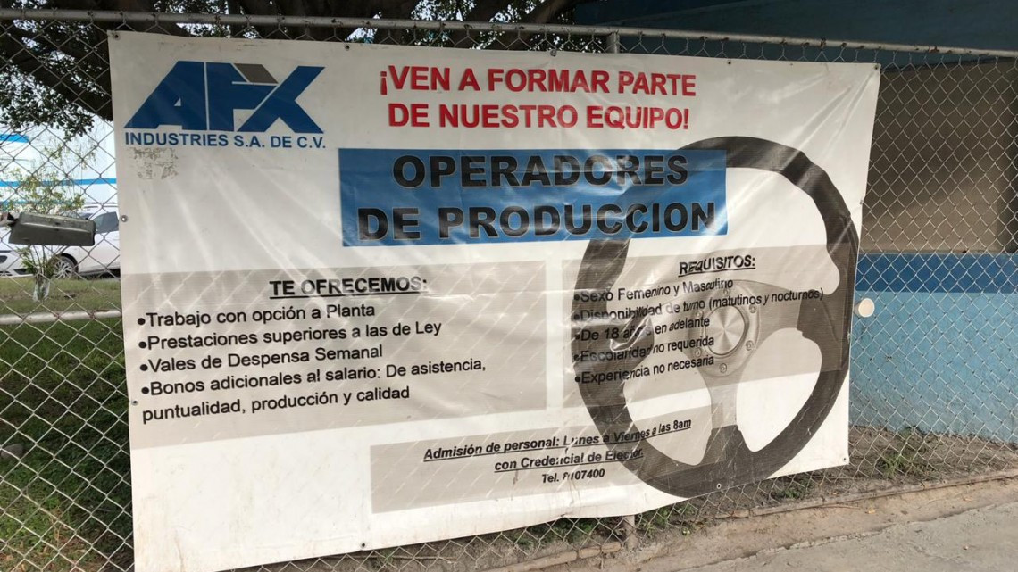 Obreros de AFX logran auto salarial y pago del bono 