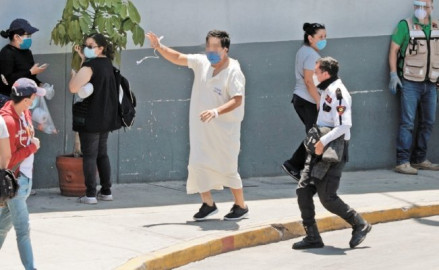 Paciente de CDMX huye del hospital al ser trasladado a área COVID 