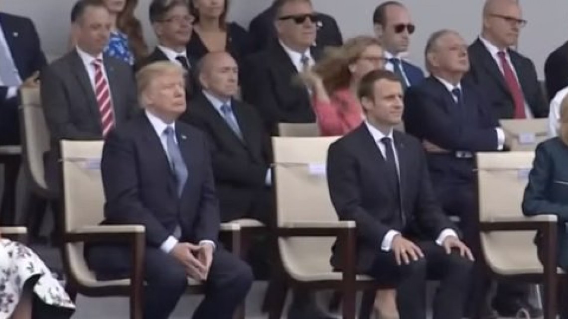 Trump invitado de honor en el desfile militar de Día Nacional de Francia