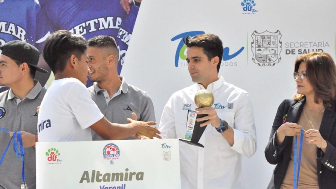 Realizan clausura del Torneo de fútbol “DIF te quiere bien”