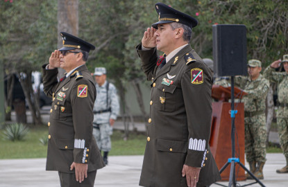 General Brigadier Luis Victoria Corte asume el mando de la Guarnición Militar en Matamoros