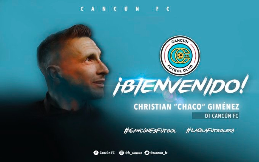 ''Chaco'' Giménez, nuevo técnico del Cancún FC