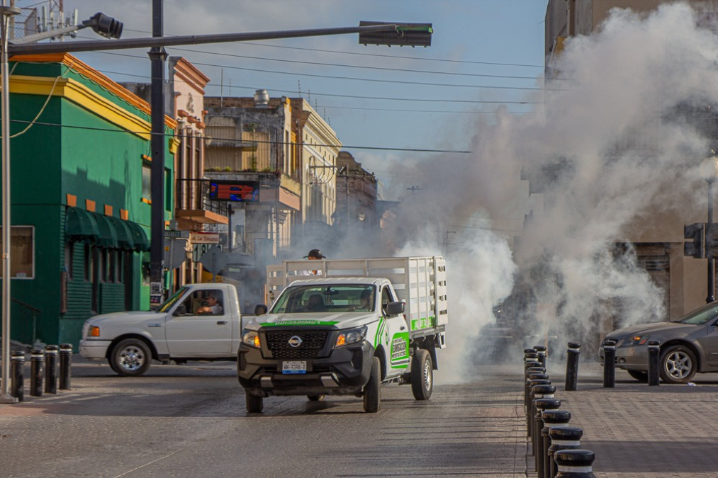 Activa Gobierno de Matamoros  intensa campaña de fumigación