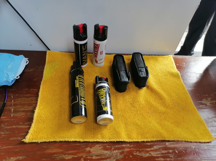 Confiscan gases pimientas y teasers en Universidad Tamaulipeca 