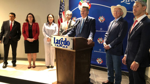 Analizan autoridades de N.L. y Laredo, Texas, establecer el Parque Binacional "Los Dos Laredos" 