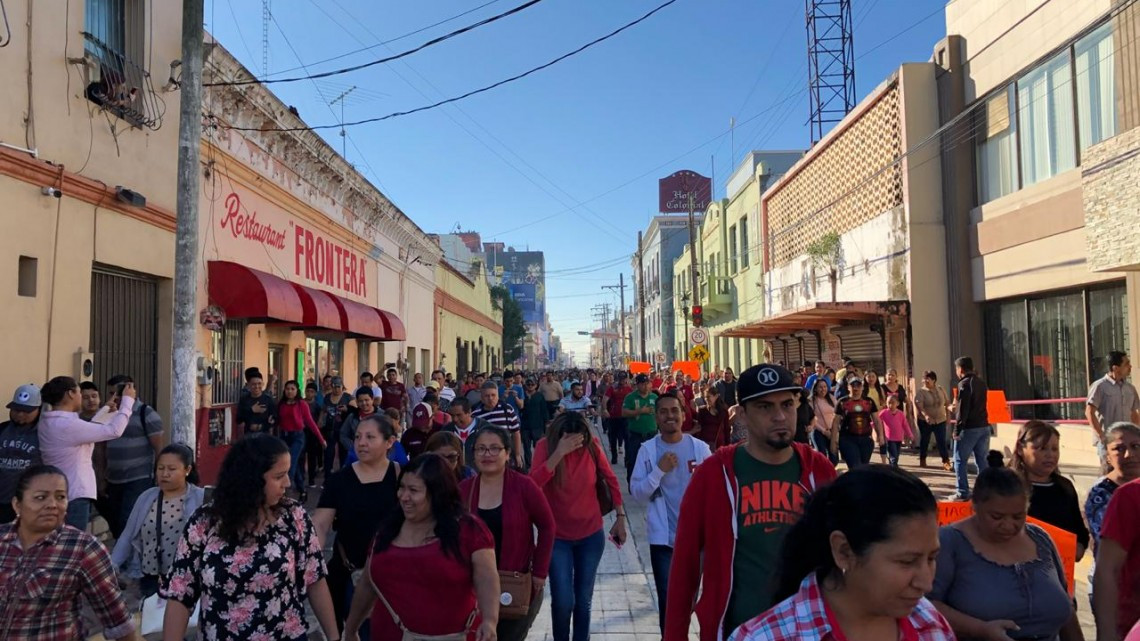 Obreros de Matamoros se van a huelga 