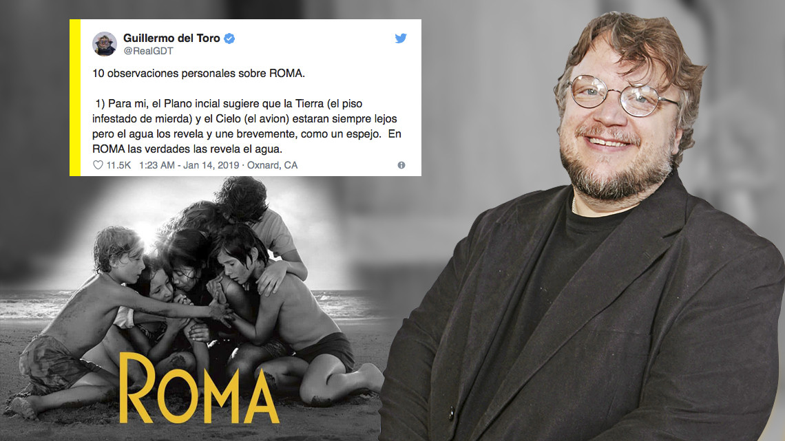 Los 10 puntos para entender Roma según Guillermo del Toro