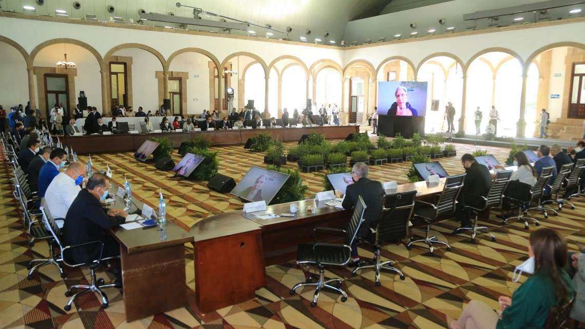 Realizan gobernadores Reunión Interestatal COVID-19